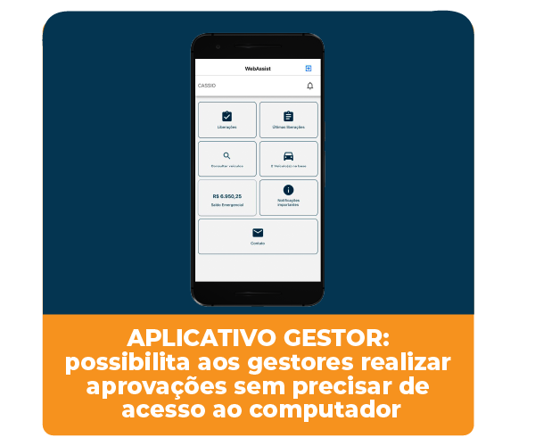 Possibilita aos gestores realizar aprovações sem precisar de acesso ao computador