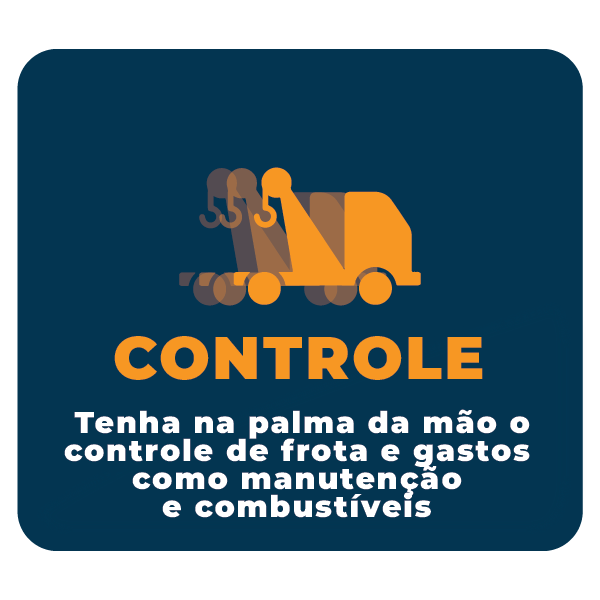 Tenha na palma da mão o controle de frota e gastos como manutenção e combustíveis