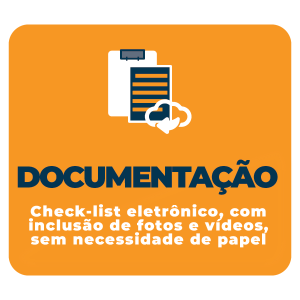 Check-list eletrônico, com inclusão de fotos e vídeos, sem necessidade de papel