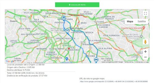 Integração com Google Maps