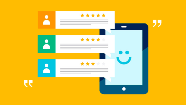 Avaliação de clientes